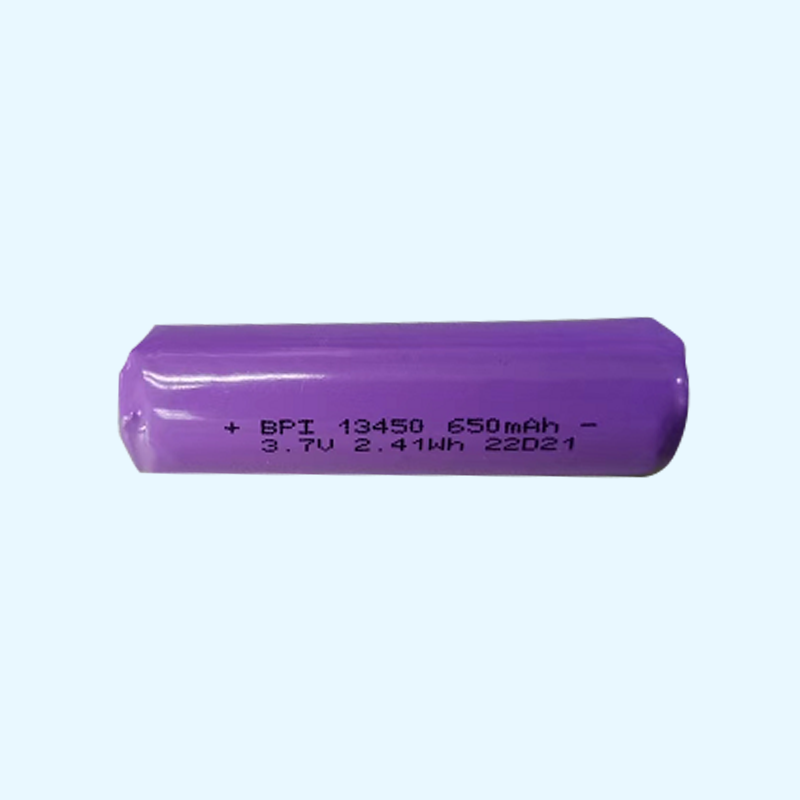 13450-650mAh 煙霧桿聚合物鋰離子電池