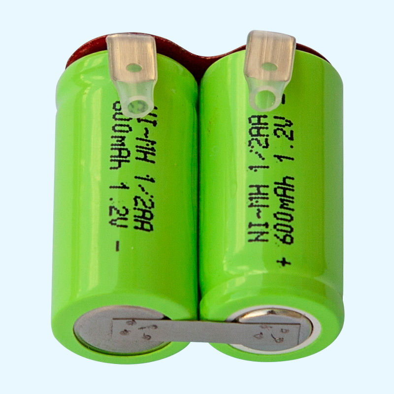 須刀充電電池，1/2AA600mAh*2鎳氫電池組,安全,循環(huán)壽命長,低內阻,大電流,小體積