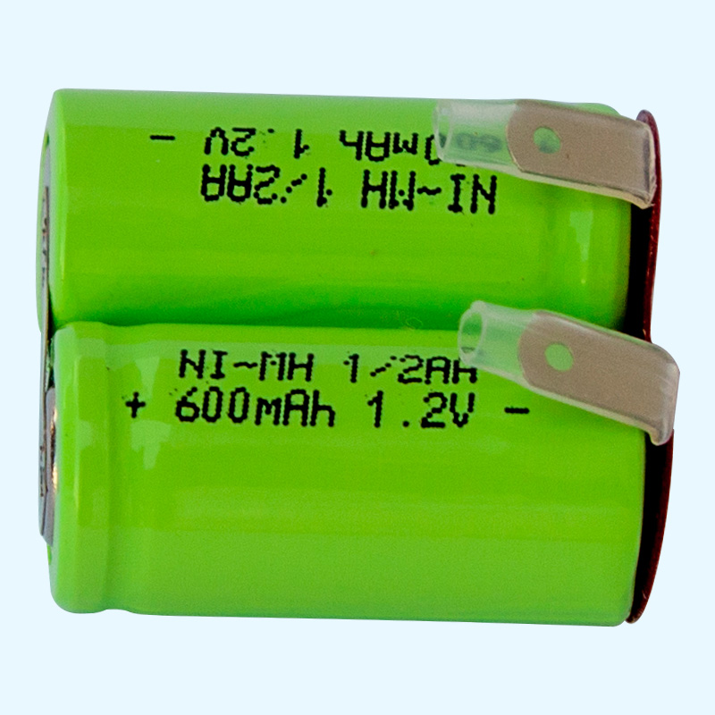 須刀充電電池，1/2AA600mAh*2鎳氫電池組,安全,循環(huán)壽命長,低內阻,大電流,小體積