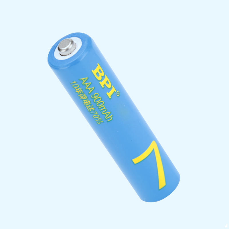 BPI超低自放鎳氫可充電電池7號(hào)900mAh,應(yīng)急型用于儀表器,滿電存放10年后電量70%