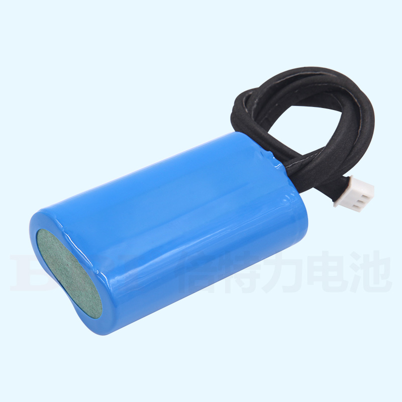 測(cè)繪儀鋰電池18650-2S/2200mAh，18650圓柱電池應(yīng)用于智能鎖太陽(yáng)能路燈